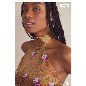 LoveShackFancy Boca Handkerchief Top Size S Free People Collaboration